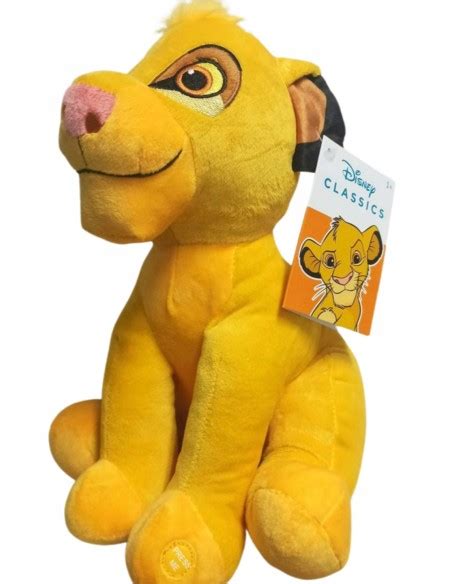 Peluche De Simba Sentado Con Sonido Disney