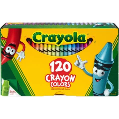 Crayola® Crayons With Bonus Sharpener Assorted Colors 120 Pk Frys