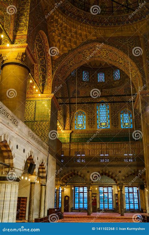 Interior of Sultan Ahmed Mosque Editorial Stock Photo - Image of islam ...