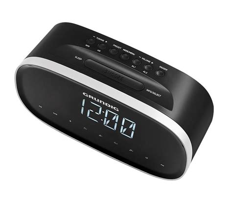 Radio réveil Double Alarme Noir Usb Bluetooth Scc350 Réveil