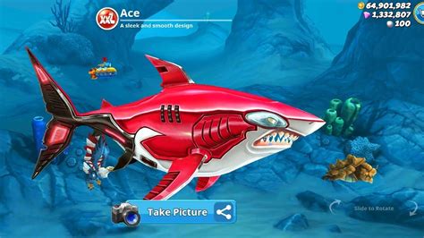 Hungry Shark World Great White Shark Unlocked All Skin Youtube