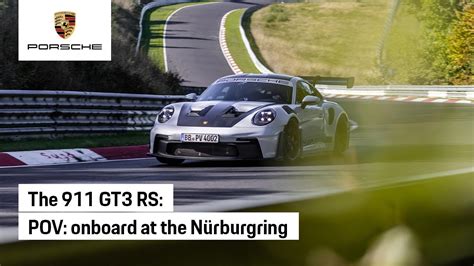 Onboard The Porsche 911 Gt3 Rs Nürburgring Lap 車メーカー動画