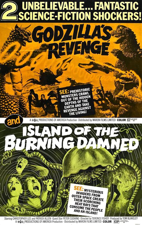 Godzilla'S Revenge Island Of The Burning Damned -Vintage Science ...