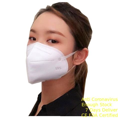 Comfortable Ffp2 Respirator Mask Antibacterial N95 Disposable Mask