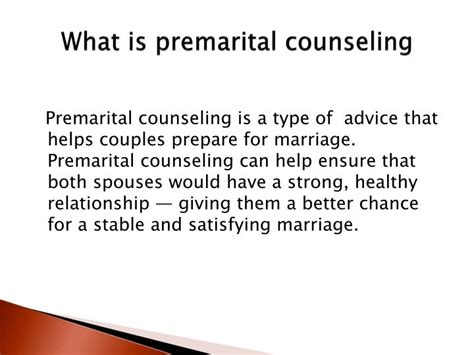 Ppt Pre Marital Counseling Andtests Powerpoint Presentation Id 2348109