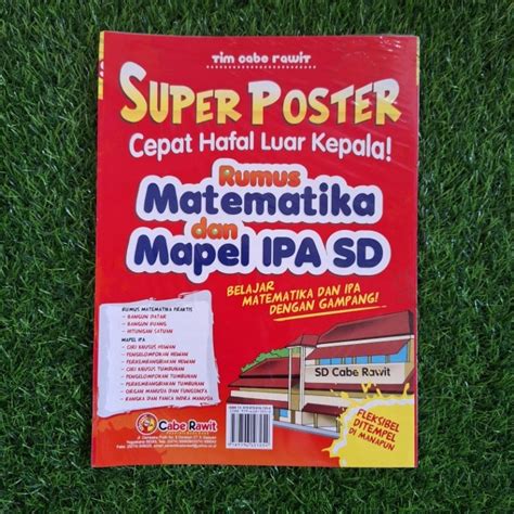 Jual Buku Super Poster Cepat Hafal Luar Kepala Rumus Matematika Dan IPA