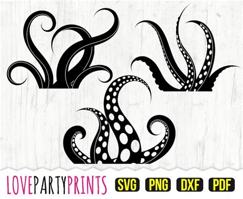 Octopus Svg Kraken Clipart Tentacles Png Octopus Dxf Logo Etsy Hot Sex Picture