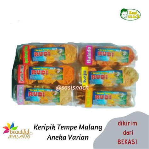 Jual Keripik Tempe Malang Aneka Varian Rasa Non Msg Dan Gr