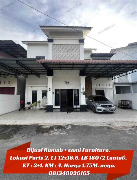 Rumah Mewah Lantai Siap Huni Beberapa Perabot