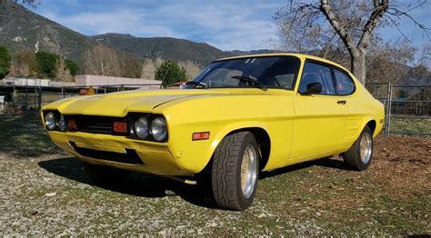 1973 Ford Capri Sportscar Yellow Rwd Manual Classic Ford Capri 1973