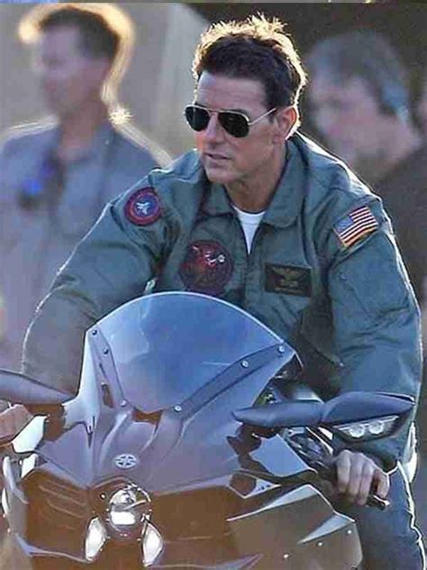 Top Gun Maverick MA-1 Flight Bomber Leather Jacket The Movie Fashion