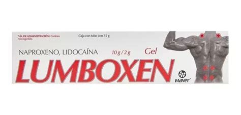 Lumboxen Gel Naproxeno Con Lidocaina G Maver