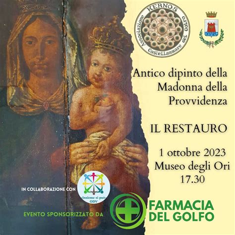 Restaurato Antico Dipinto Di Madonna Della Provvidenza Presentazione