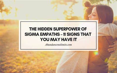 What Is A Sigma Empath 11 Signs That You May Have It