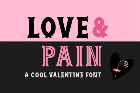 Love And Pain Font By Nylastudio · Creative Fabrica