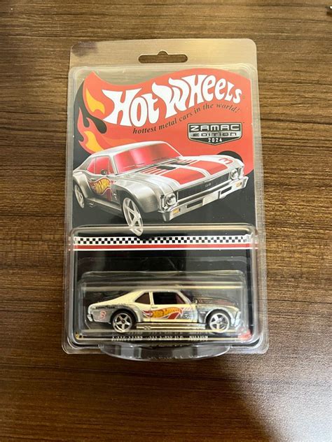 Hot Wheels Custom Chevy Nova Zamac Style Collector Edition Toys Collectibles Mainan