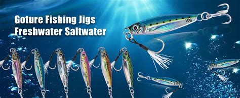 Amazon Goture Fishing Jigs Lead Vertical Jig Saltwater 3D Colors