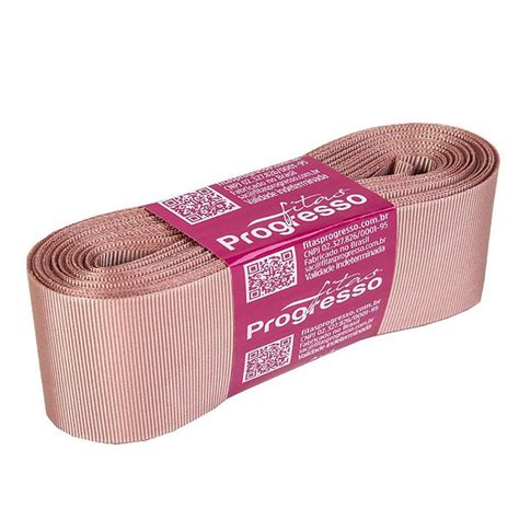 Fita Gorgurão Progresso 38mm nº9 10m Cor 1143 Rosa Velho 01 unidade