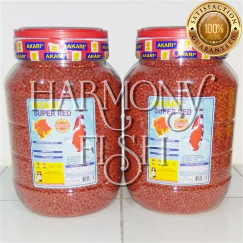 Jual AKARI SUPER RED 5MM 4KG SuperRed Pelet Makanan Pakan Ikan Koi Koki