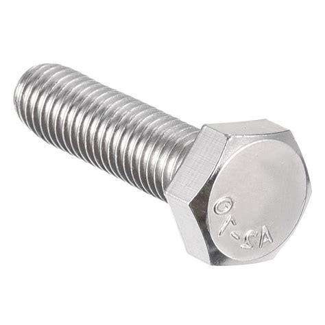 Buy Uxcell M X Mm Hex Bolts Stainless Steel Hexagon Left Hand