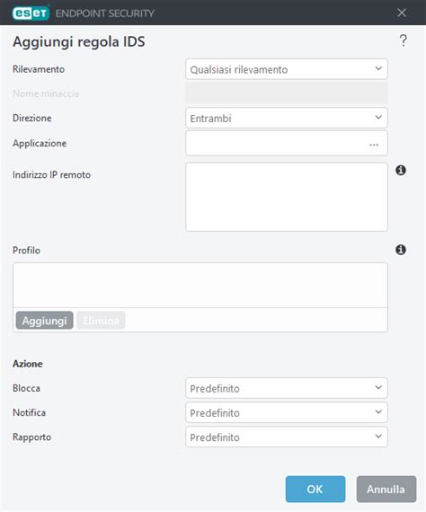 Regole IDS ESET Endpoint Security Guida On Line ESET