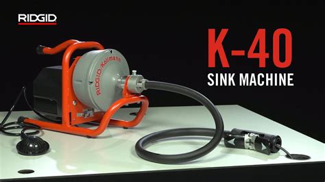 Ridgid K Sink Machine Youtube