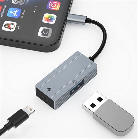 Boutop Lightning Auf Usb Adapter Für Iphone Ipad Kamera Adapter Unterstützt Kamera