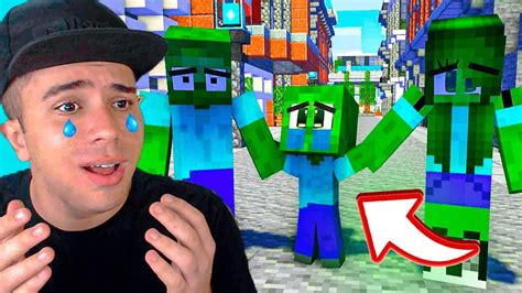 A HistÓria Triste Do BebÊ Zumbi E Sua FamÍlia No Minecraft Youtube