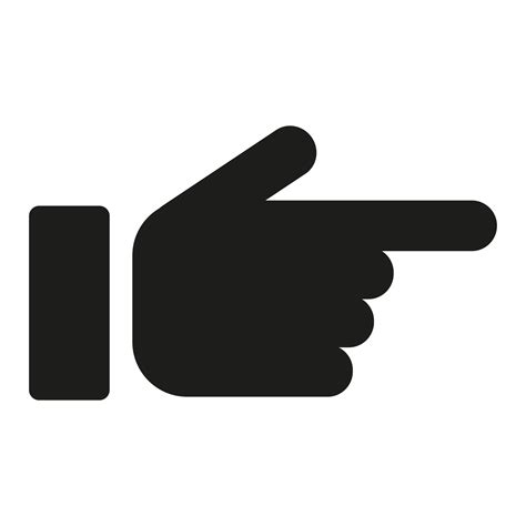 Hand Pointing Right On Transparent Background 17178336 Png