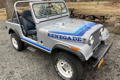 Jeep Cj Renegade For Sale On Bat Auctions Sold For On