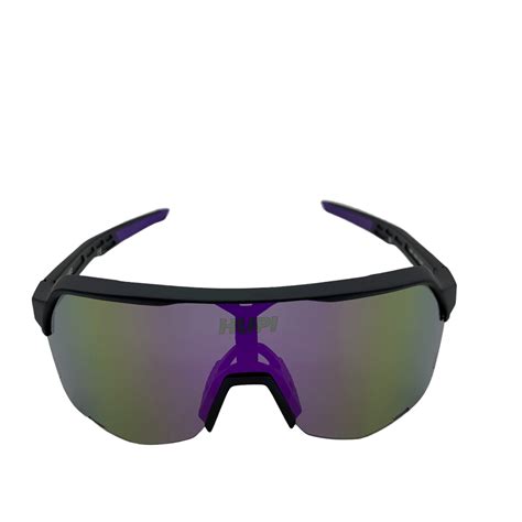 Óculos Hupi Huez Preto e Roxo Lente Roxo espelhado Shopbike