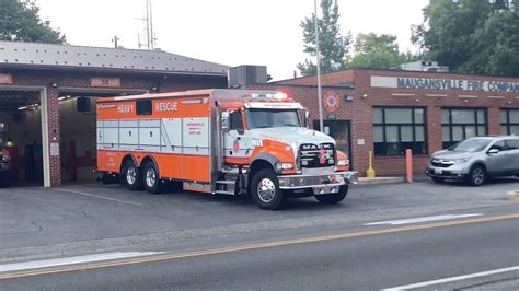 Maugansville Fire Co Rescue Squad Responding Youtube