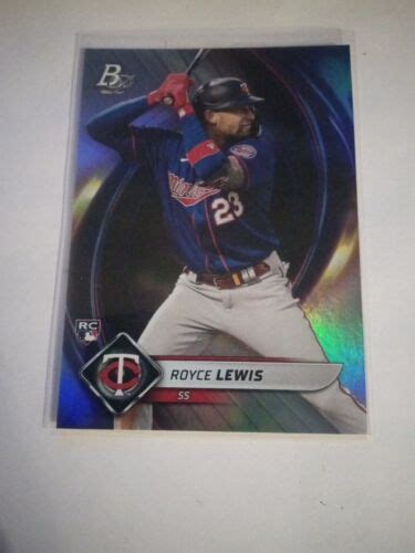 Royce Lewis Rc Topps Bowman Platinum No Minnesota Twins Ebay