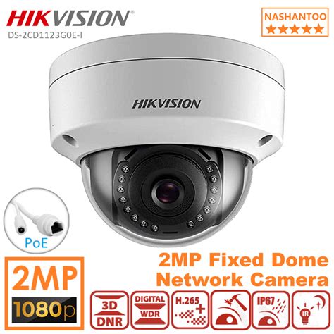 Hikvision Ds 2cd1123g0e I 2mp Fixed Dome Poe Ip Network Camera 4mm