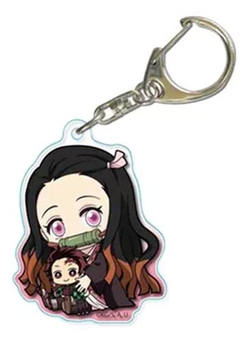 Chaveiro Acr Lico Demon Slayer Nezuko Cartoon Anime Manga