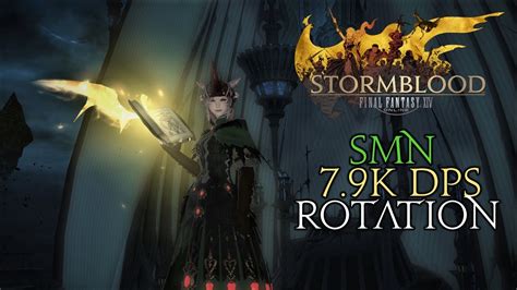 Ffxiv Summonersmn 79k Dps Rotation Garuda Only Patch 458 Ilvl 390 Youtube