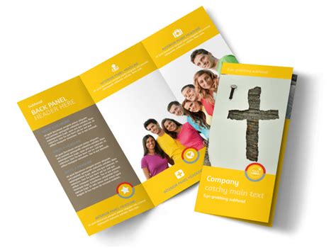 Youth Ministry Brochure Template Mycreativeshop