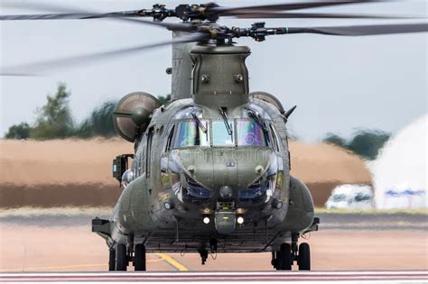 Royal Air Force Chinook HC 4 6A Editorial Photography Image Of Blur