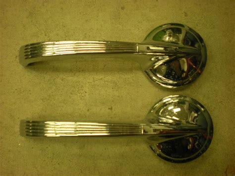 Purchase 1955 1957 Chevrolet Chevy Interior Inside Door Handles Pair 161018 Original In Des