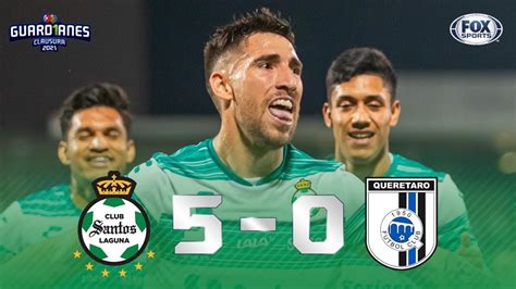 Santos Clasifica A La Liguilla Con Golazos Y Goleada Santos