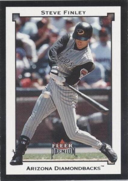 2002 Fleer Premium 57 Steve Finley For Sale Online Ebay