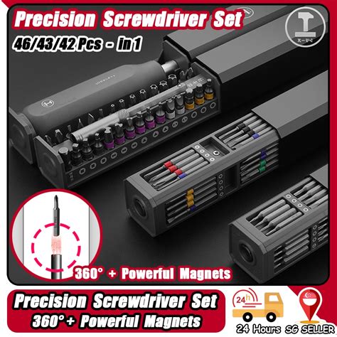 🇸🇬 ReadyStock - 46/43/32 in 1 Magnetic Precision Screwdriver Set ...