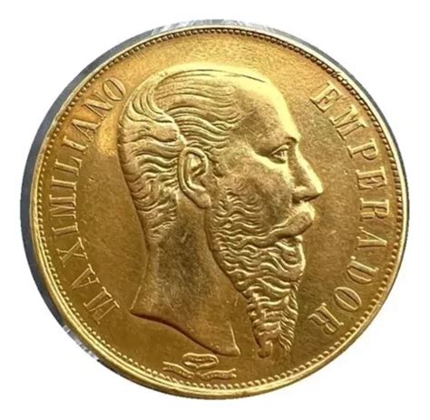 Colecci N Replica Centenario Oro Pesos Maximiliano Meses Sin