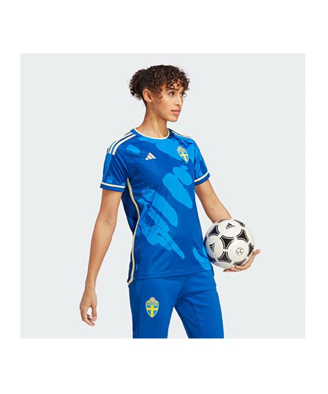 Adidas Schweden Trikot Away Frauen WM 2023 Damen Blau Fan Shop Replica