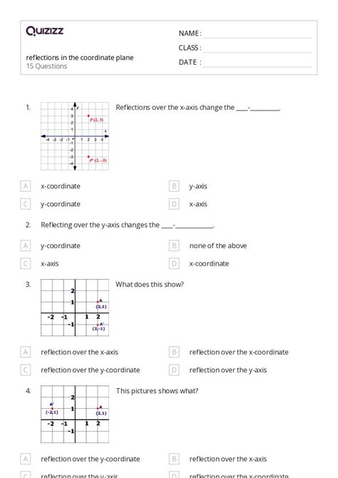 50 Reflections Worksheets For 6th Grade On Quizizz Free And Printable