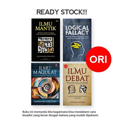 Jual Ready ORIGINAL Buku Muhammad Nuruddin Ilmu Mantik Ilmu Debat