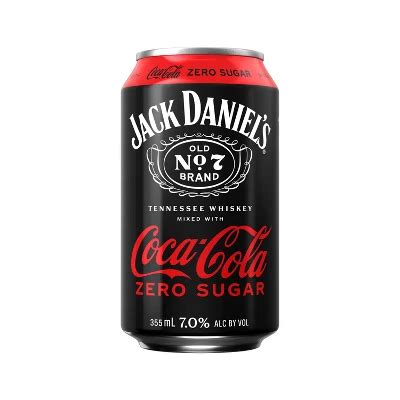 Jack Daniel S Jack Coke Zero Rtd 4pk 355ml Cans Target