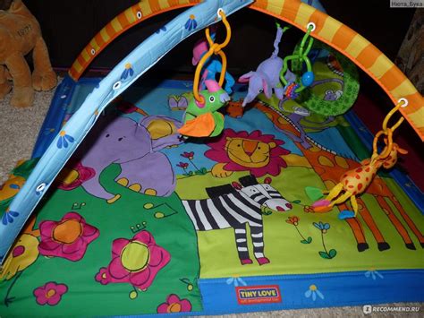 Tiny Love Развивающий коврик с дугами Zoo Deluxe - «Ребятам о зверятах ...