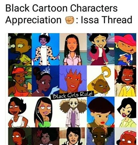 Black Curly Hair Cartoon Characters Set Of Emotions Sprite Full Length