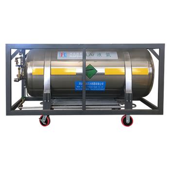 1000L Double Sets Horizontal Type Cryogenic Cylinder